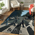 The Beatles Band Abbey Road Album For Beatles Fans Teppich