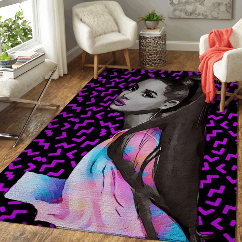 Ariana Grande Music Art Teppich