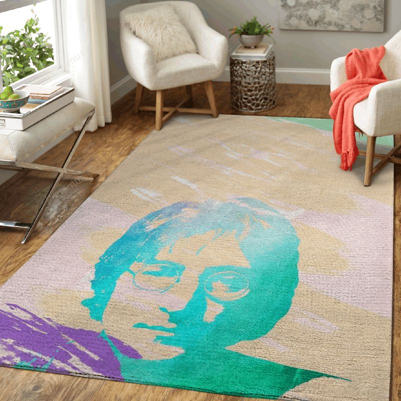 John Lennon Music Artists Art Teppich