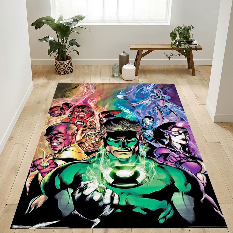 Dc Comics The Green Lantern Blackest Night Teppich