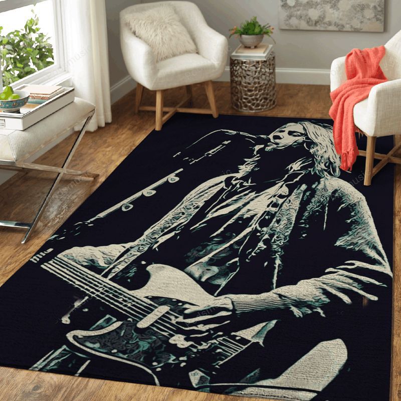 Kurt Cobain Art 11 Music Artist Art Teppich