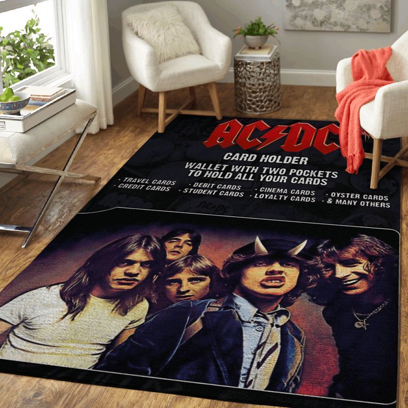 Acdc Band Vintage Art Teppich