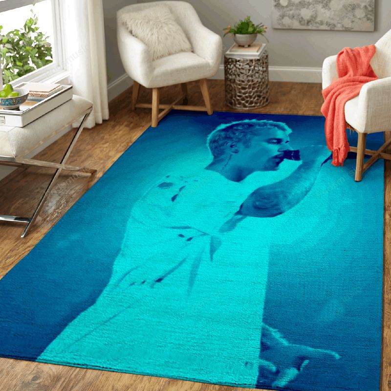 Justin Bieber Music Vintage Art Teppich