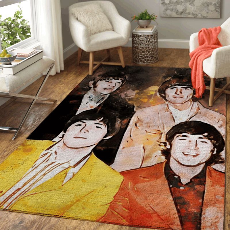 The Beatles While My Guitar Gently Weeps Song Album Art Teppich