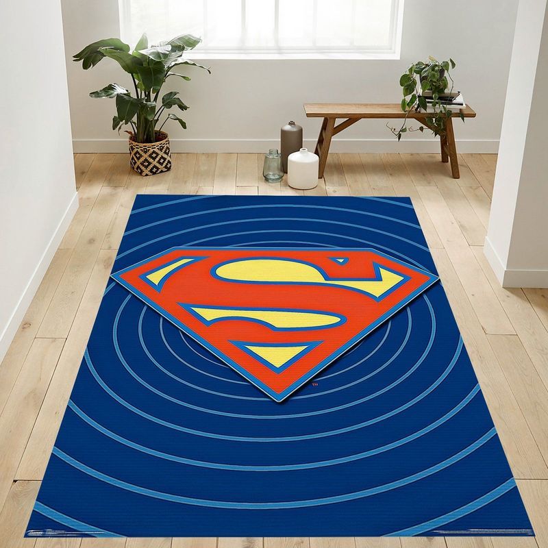 Dc Comics Superman Classic Logo Teppich
