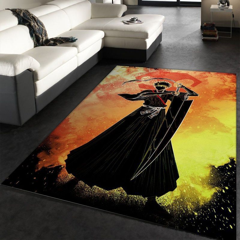 Bleach Ichigo Kurosaki Soul Of The Shinigami Manga Hero Teppich