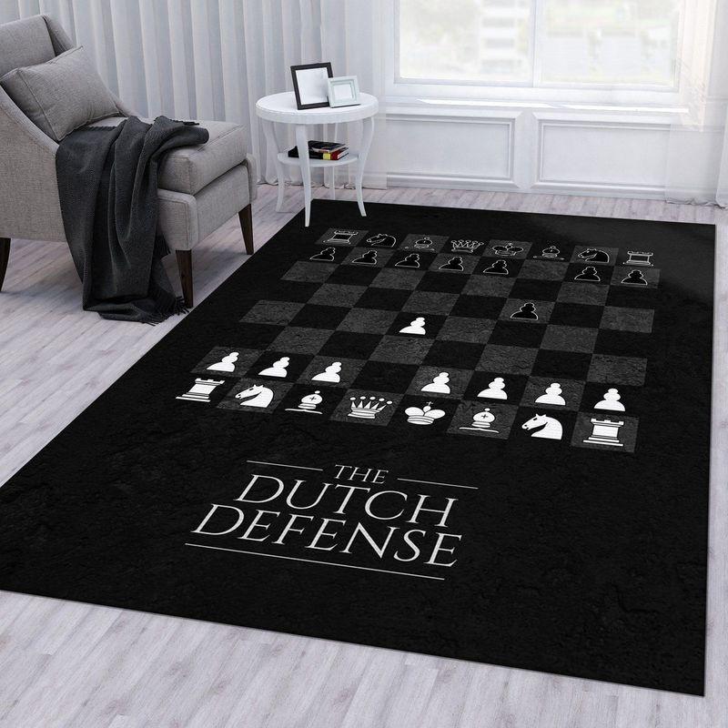 Dutch Defense Chess Teppich