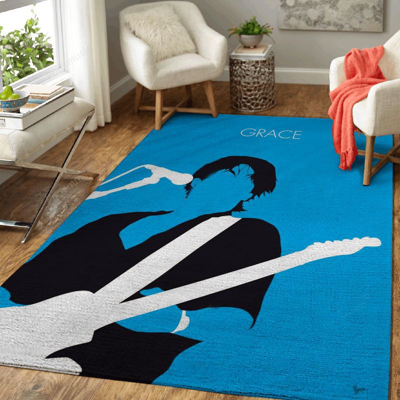 My Jeff Buckley Minimal Music Artwork Minimal Music Artworks Art Teppich