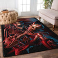Iron Maiden Skull Skeleton Rocker 36 Teppich
