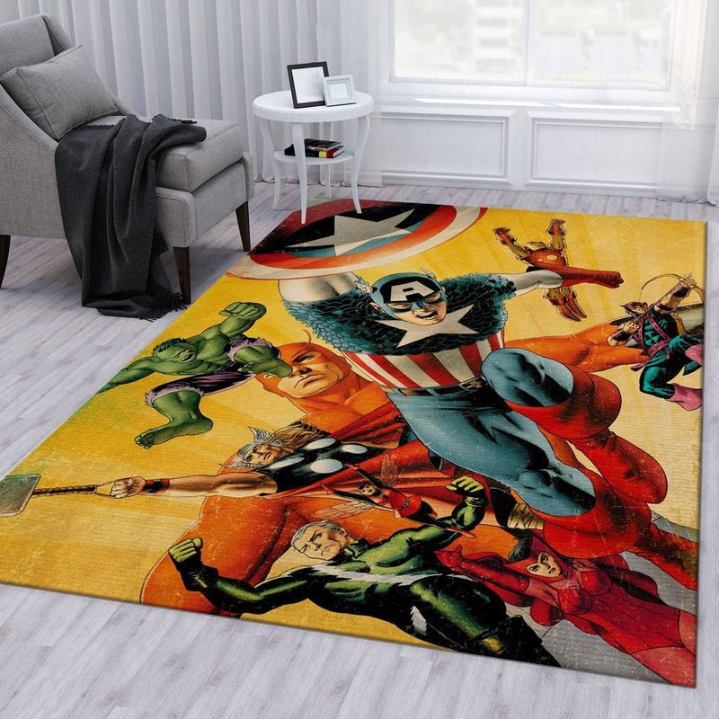 Marvel Captain America 8 Teppich