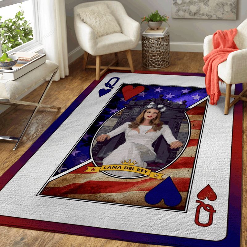 Queen Lana Del Rey Queens Of Music Art Teppich