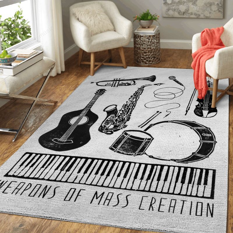 Womc Music Weapons Of Mass Creation Art Teppich