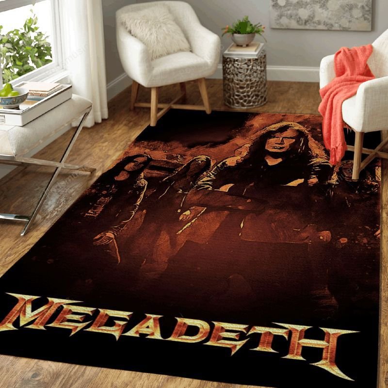 Megadeth Music Art Teppich