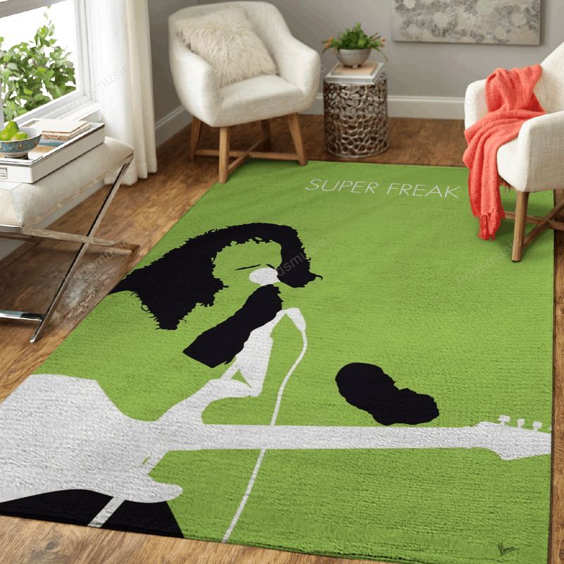 My Rick James Minimal Music Artwork Minimal Music Artworks Art Teppich