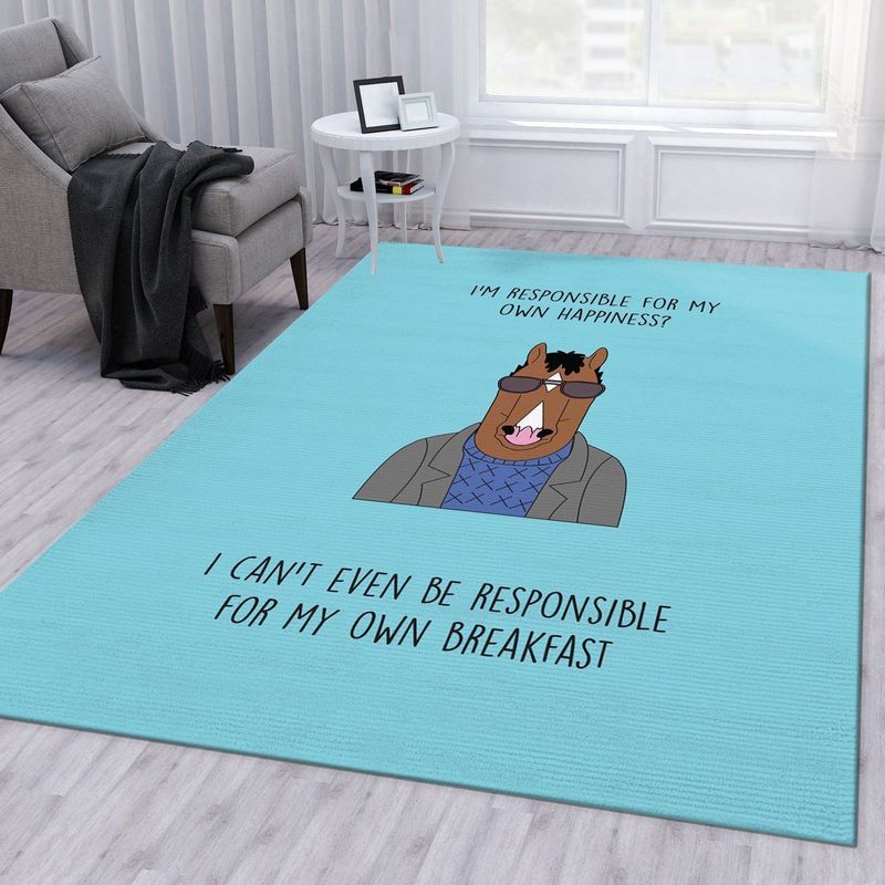 Bojack Horseman I cant even be responsible for my own breakfast Teppich