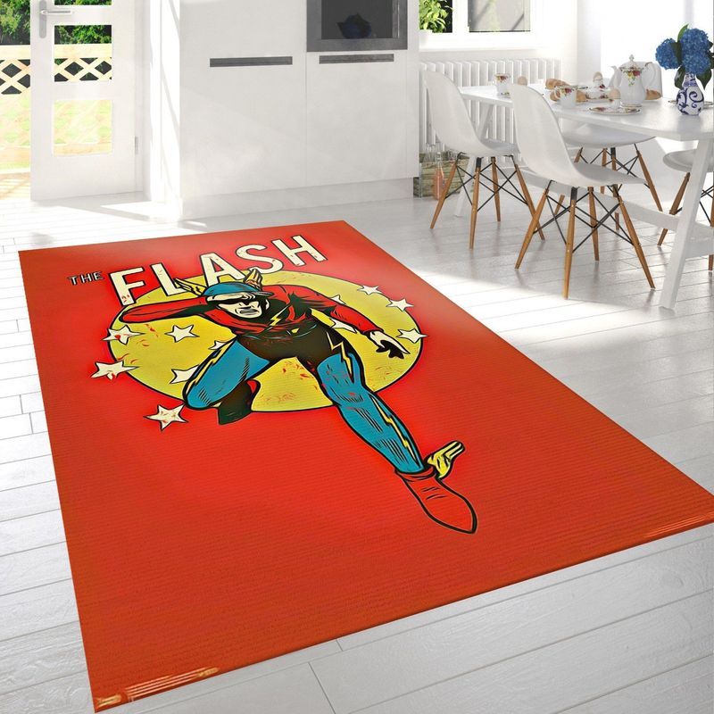 Dc Comics The Flash Vintage Teppich