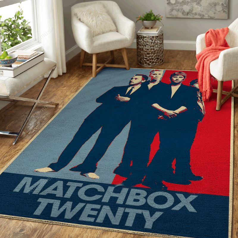 Matchbox Twenty Artwork Pop Music Collection Art II Teppich