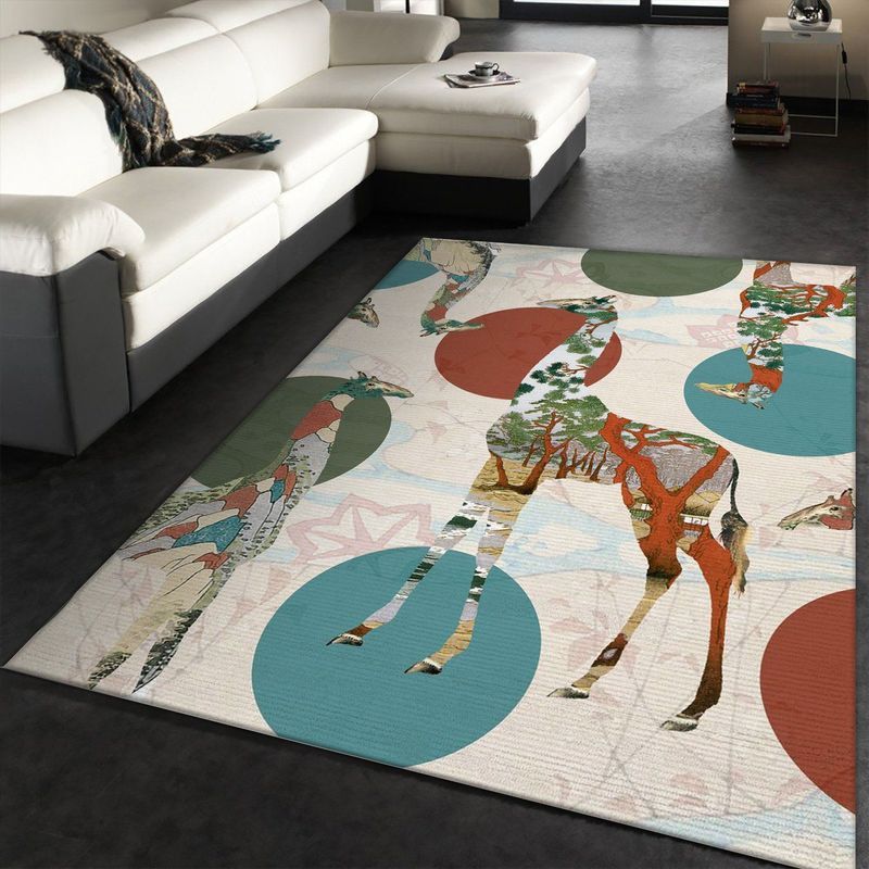 Giraffe Polka Teppich