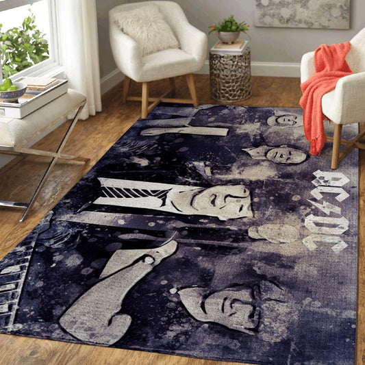 Acdc Band Music Art Teppich
