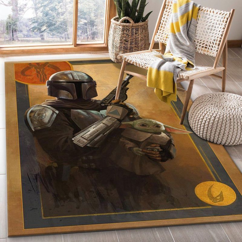 Mandalorian Baby Yoda Star Wars 97 Teppich