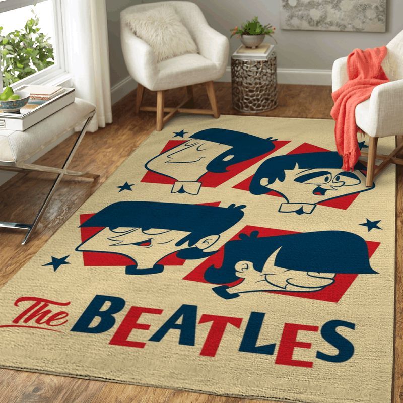 Beatles Band Music English Rock Band The Beatles Art Teppich