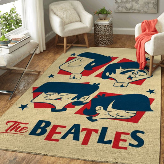 Beatles Band Music English Rock Band The Beatles Art Teppich