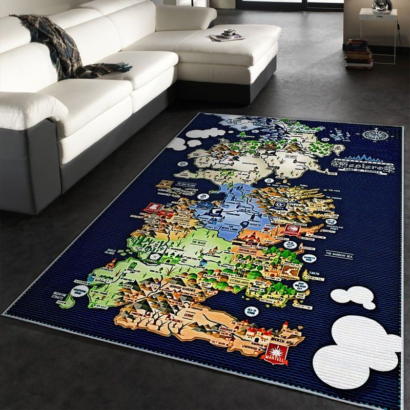 Game Of Thrones Westeros Map Teppich
