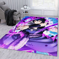 Naruto Shippuuden Sasuke Uchiha Anime Teppich