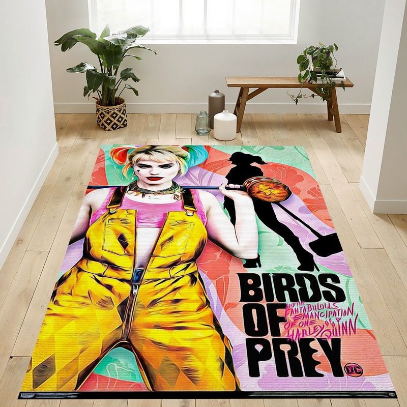 Harley Quiin Birds Of Prey 1 Teppich
