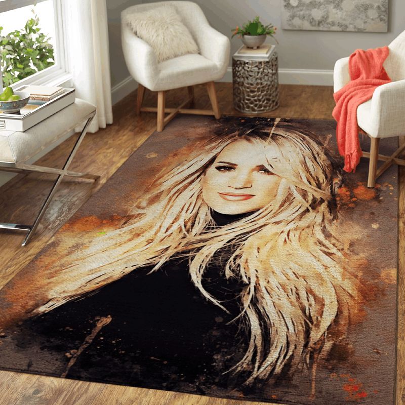 Carrie Underwood American Singer Art Teppich 2