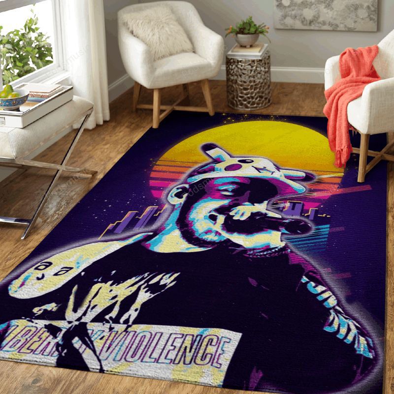 Mike Shinoda Music Art Teppich