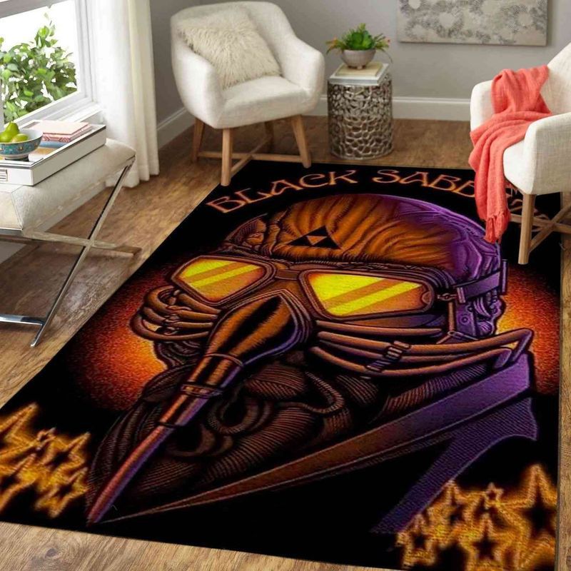 Black Sabbath Music Band 2 Teppich