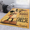 Disney Classic Mickey The secret ingredient is always cheese Teppich