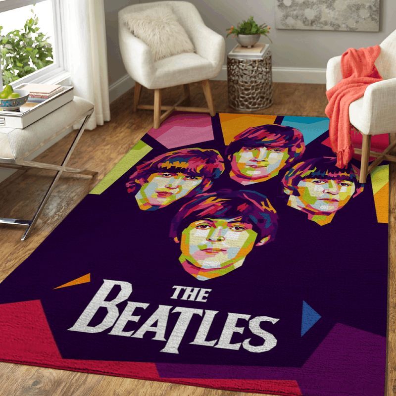 Beatles Band English Rock Band 1960 The Legend Art Teppich