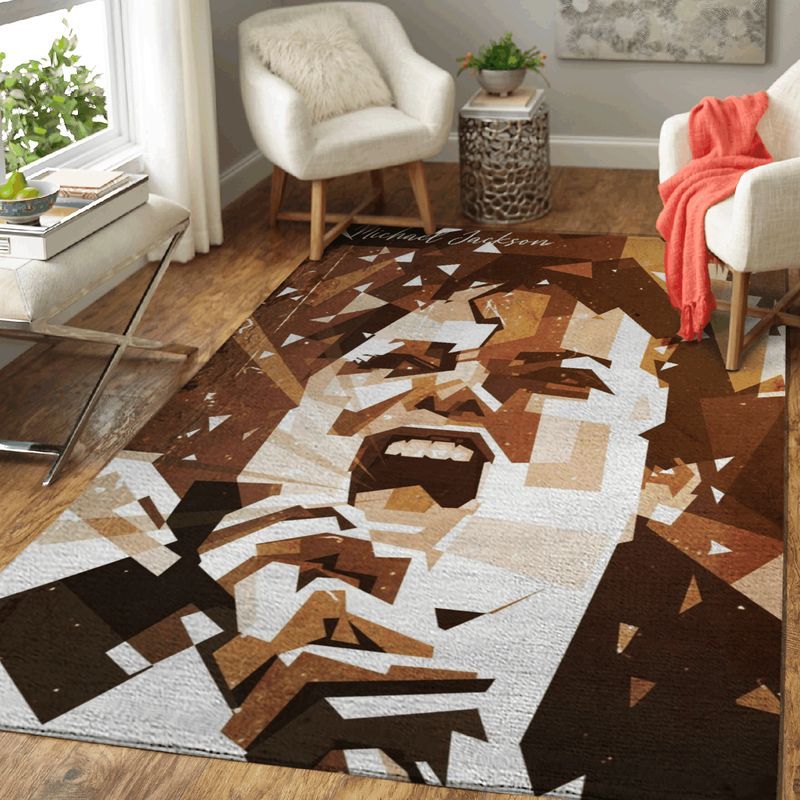 Michael Jackson King Of Pop Pop Art Teppich