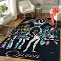 Queen Rock Band Vintage Rock and Roll British rock band formed in London Teppich