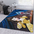 Beauty and the beast Disney Princess Belle Enchanted Rose Teppich