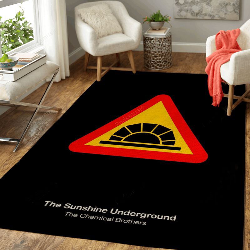 The Sunshine Underground Music Art Teppich
