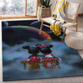 Disney Mickey and Minnie Watching the moon Teppich