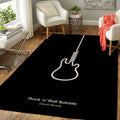 Rock n Roll Suicide Music Art Teppich