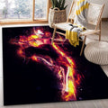 Anime Avatar Aura Fire Anime Teppich
