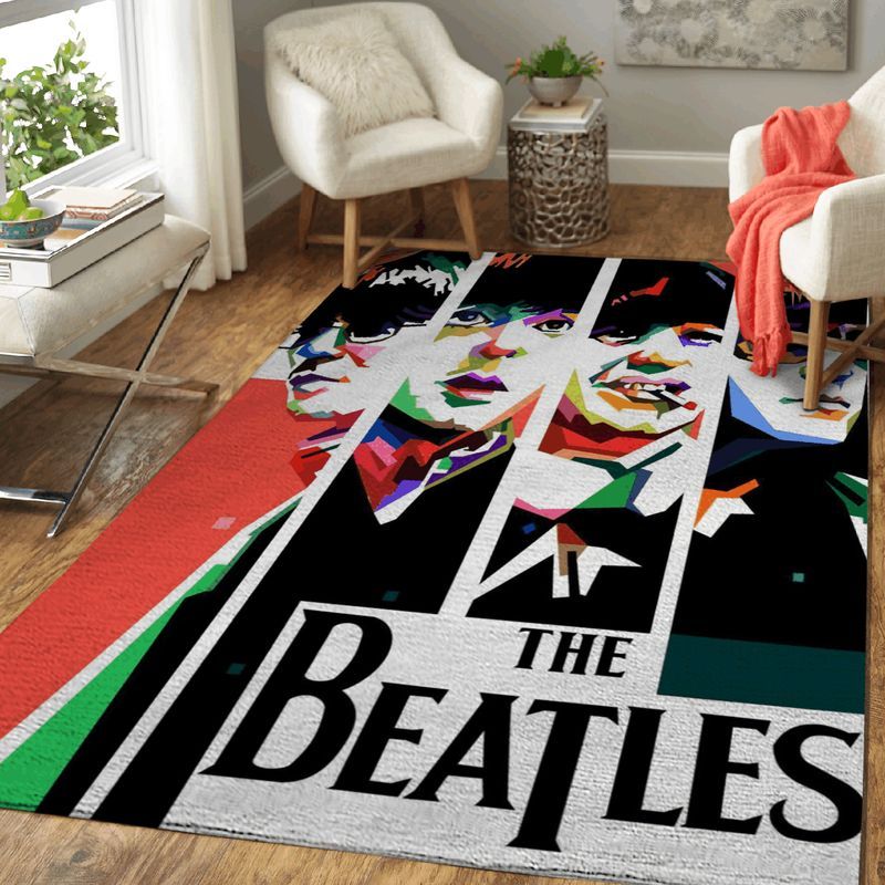 Beatles Band English Rock Band 1960 Art Teppich