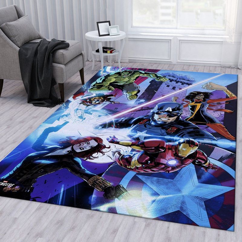 Marvel Comics Avengers Team Teppich