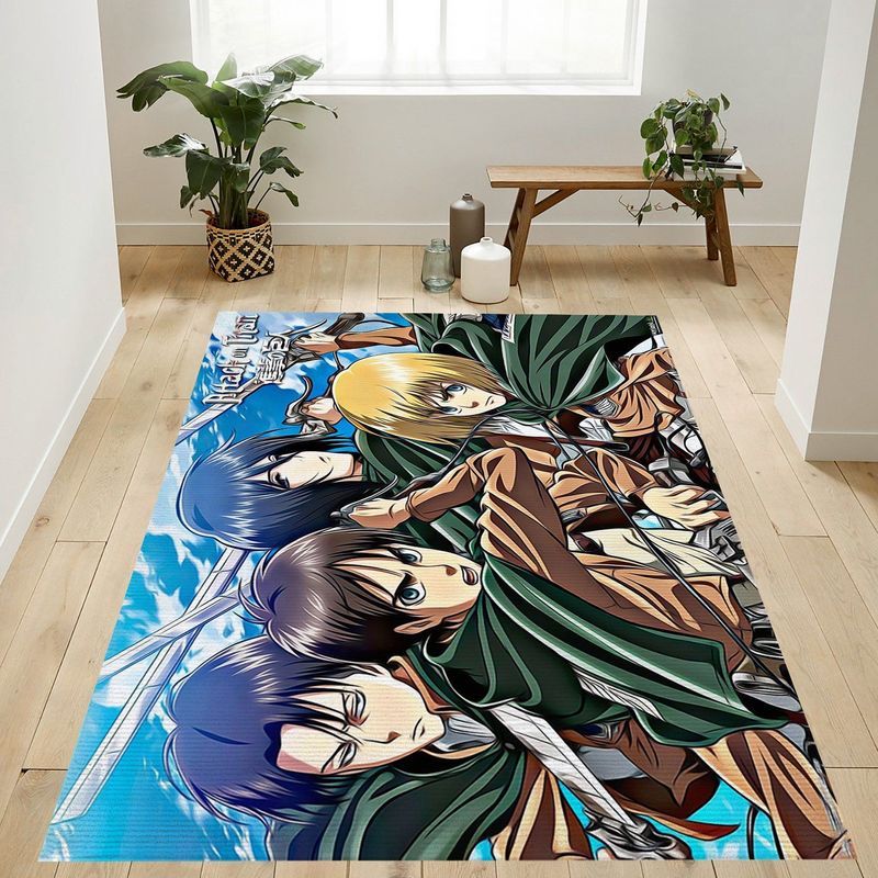 Attack On Titan Swords Teppich