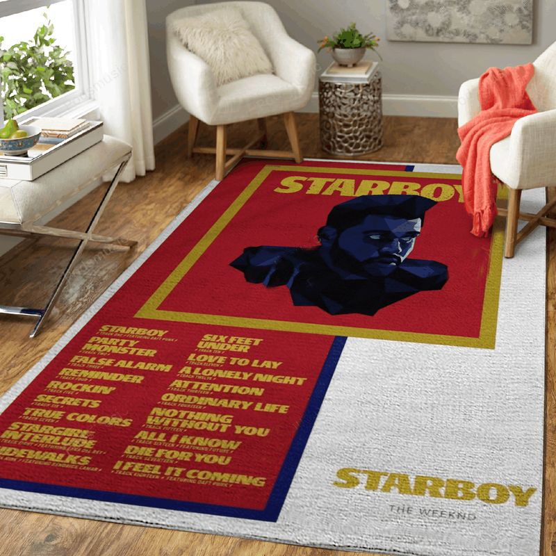 The Weeknd Starboy Music Art Teppich 2