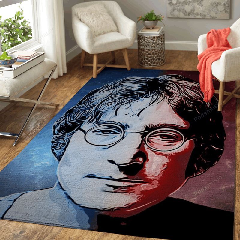 John Lennon II Music Painting Art Teppich