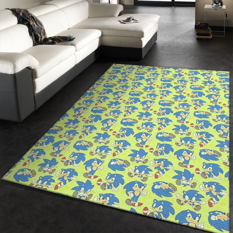 Sonic Green Background Teppich