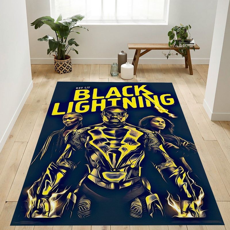 Dc Comics Tv Black Lightning Key Art Teppich