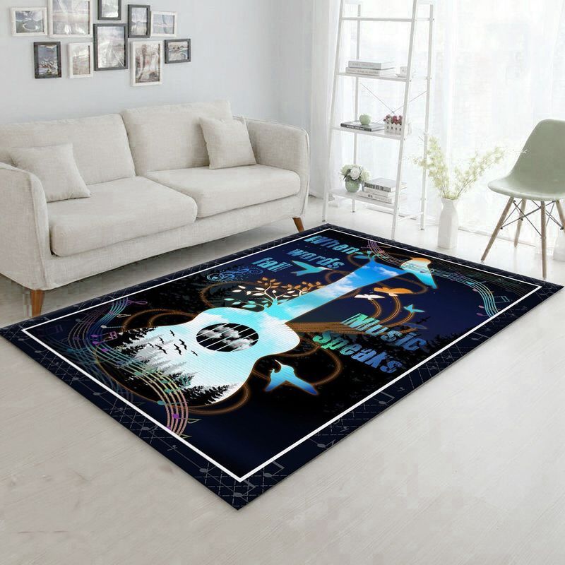 Guitar Music Teppich