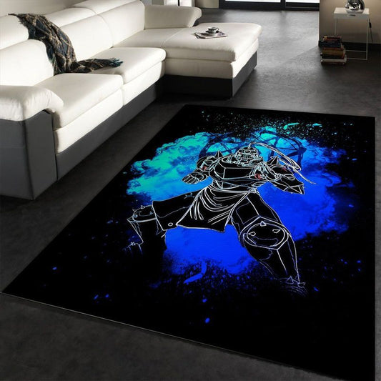 Alphonse Elric Armored Alchemist Soul Manga Hero Teppich